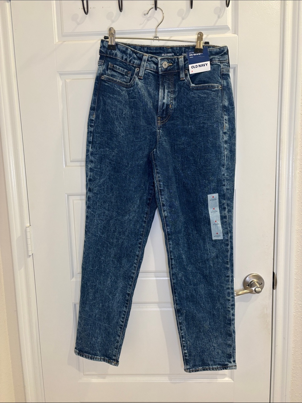 Old Navy High Rise O.G. Straight Jeans Secret Smooth Pockets Size 4 NWT
